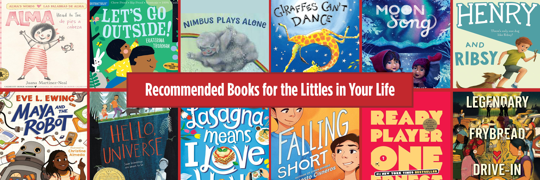 list of book recommendations for little children